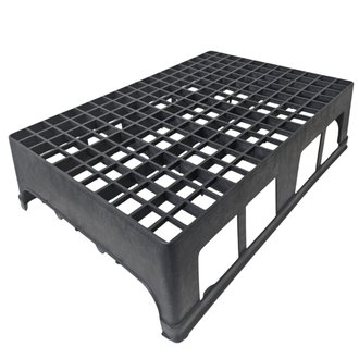 Bandeja Caixa 187 Células para Tubetes 50 cm3 Preto