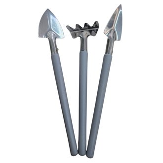 Conjunto Pequeno de Ferramentas Manuais para Jardim Raiz
